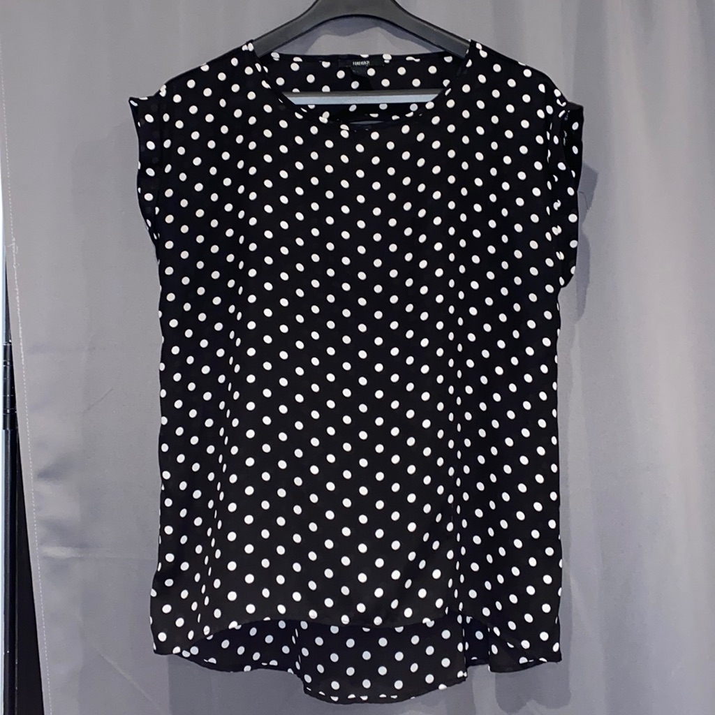 Polka Dot Blouse Size Small